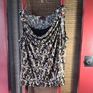 212 Collection Women's Camouflage Tank Top
